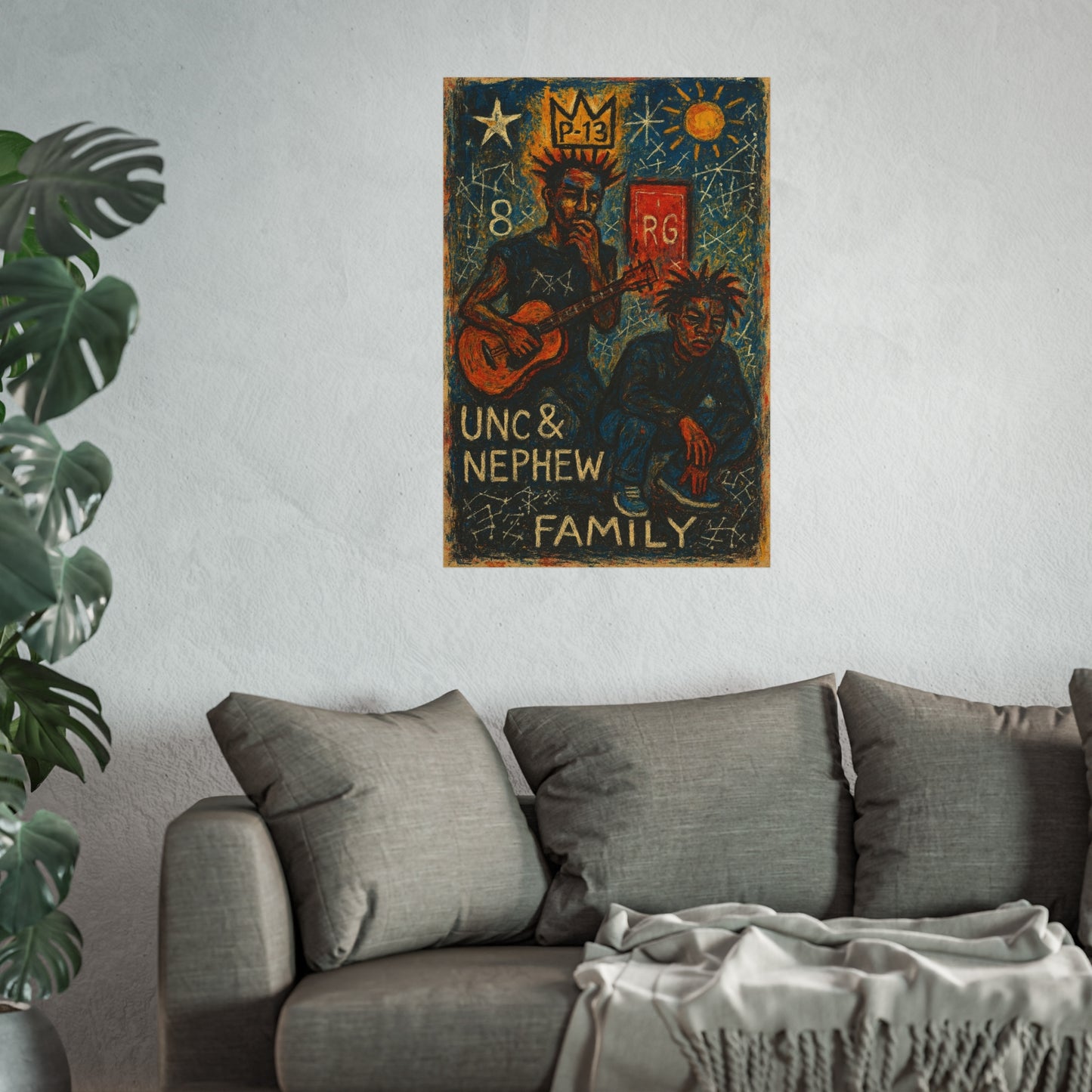 "Family" - Fine Art Poster - RedDoor GalLery  by Erin V Clark