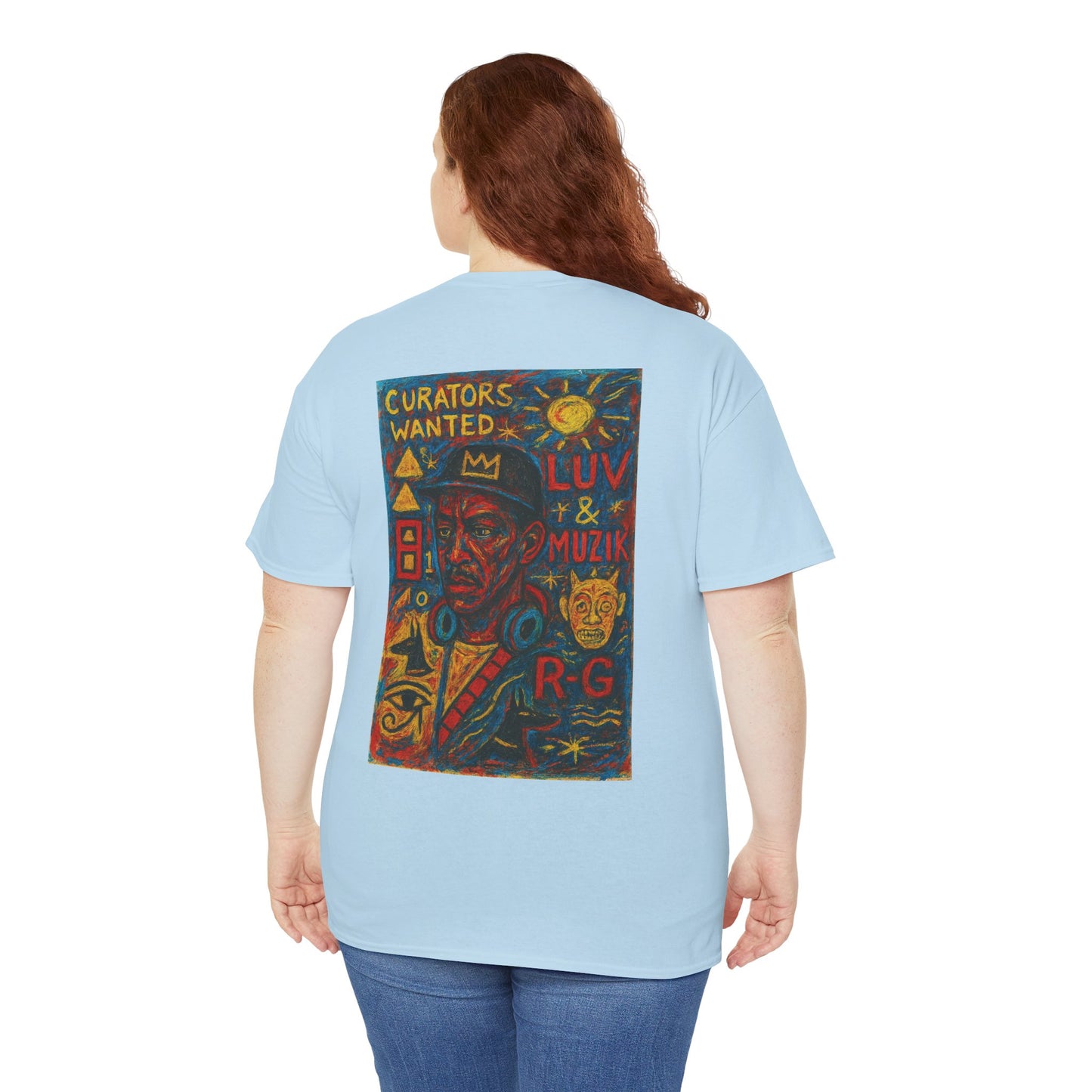 Luv & Muzik - Unisex Heavy Cotton Tee - "Curators Wanted" Collection