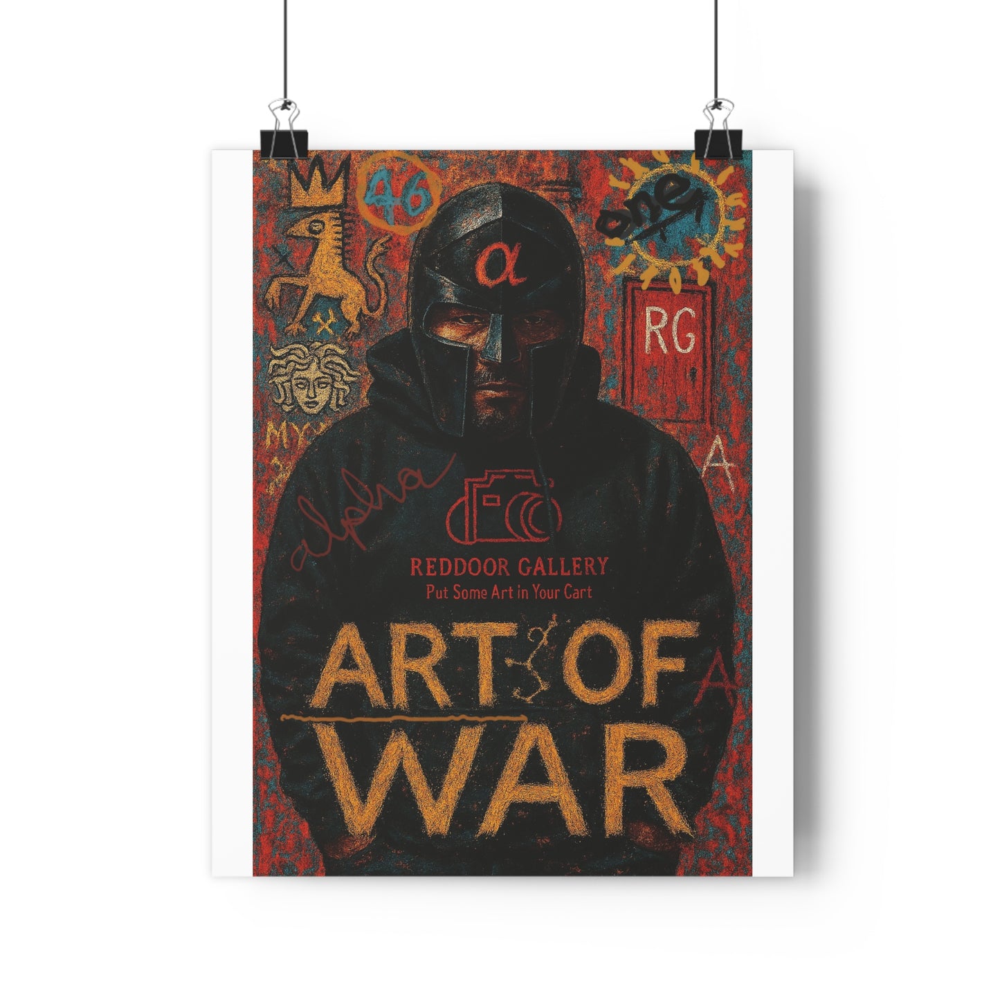 Art of War Giclée Art Print, Inspirational Wall Decor, Home Office Art, Unique Gifts for Art Lovers, Motivational Artwork