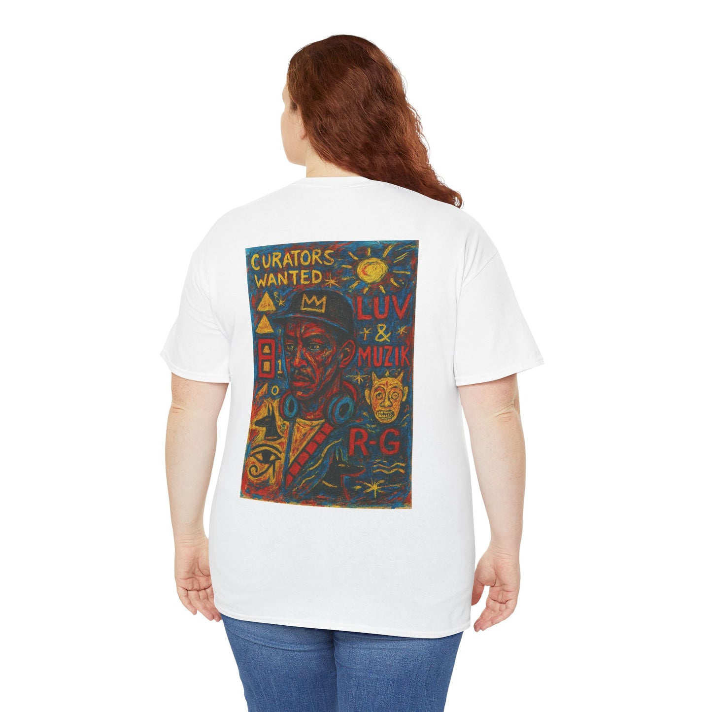 Luv & Muzik - Unisex Heavy Cotton Tee - "Curators Wanted" Collection