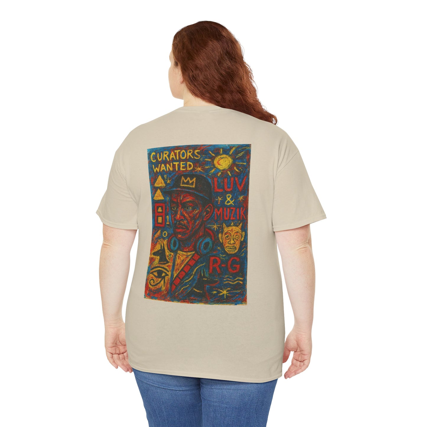 Luv & Muzik - Unisex Heavy Cotton Tee - "Curators Wanted" Collection