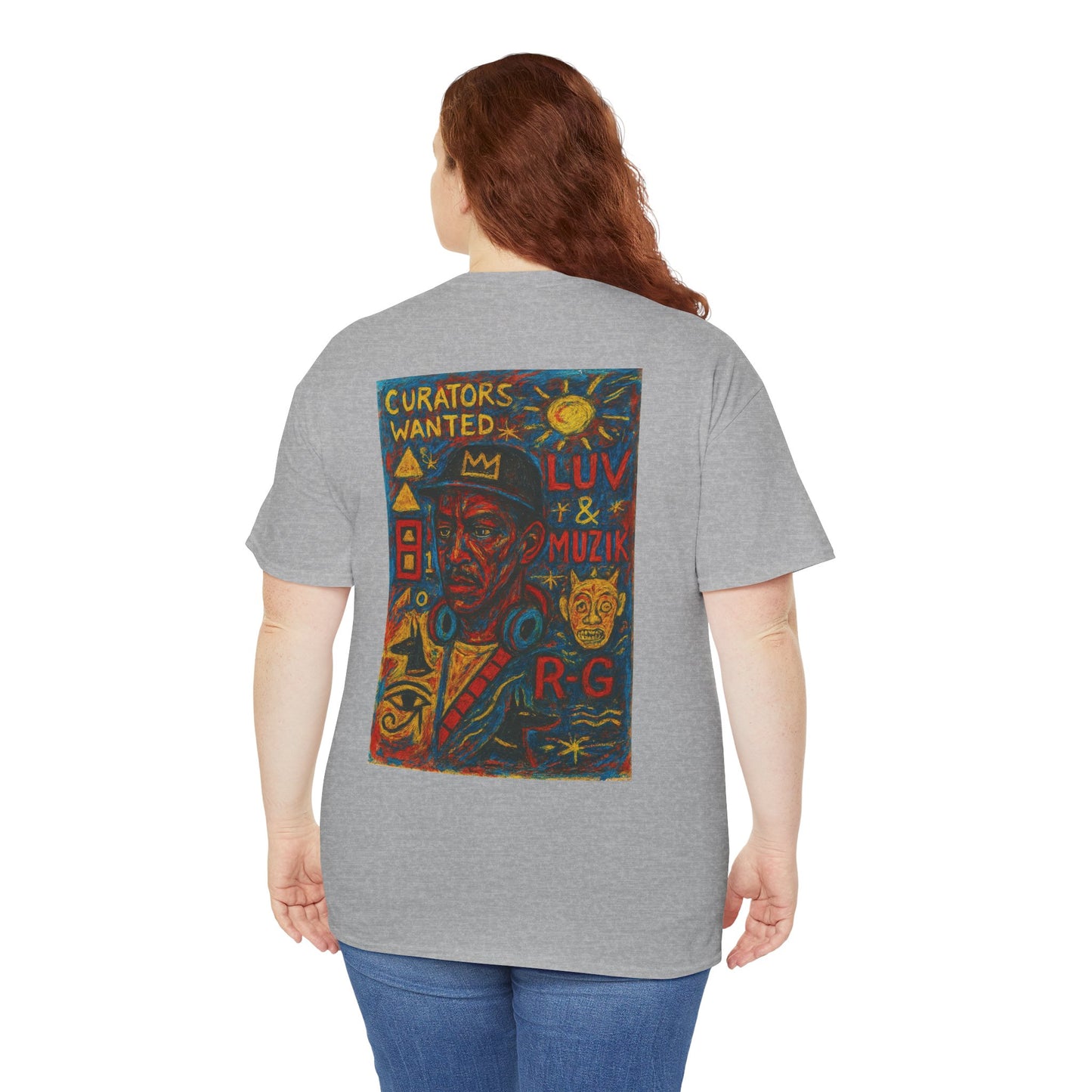 Luv & Muzik - Unisex Heavy Cotton Tee - "Curators Wanted" Collection