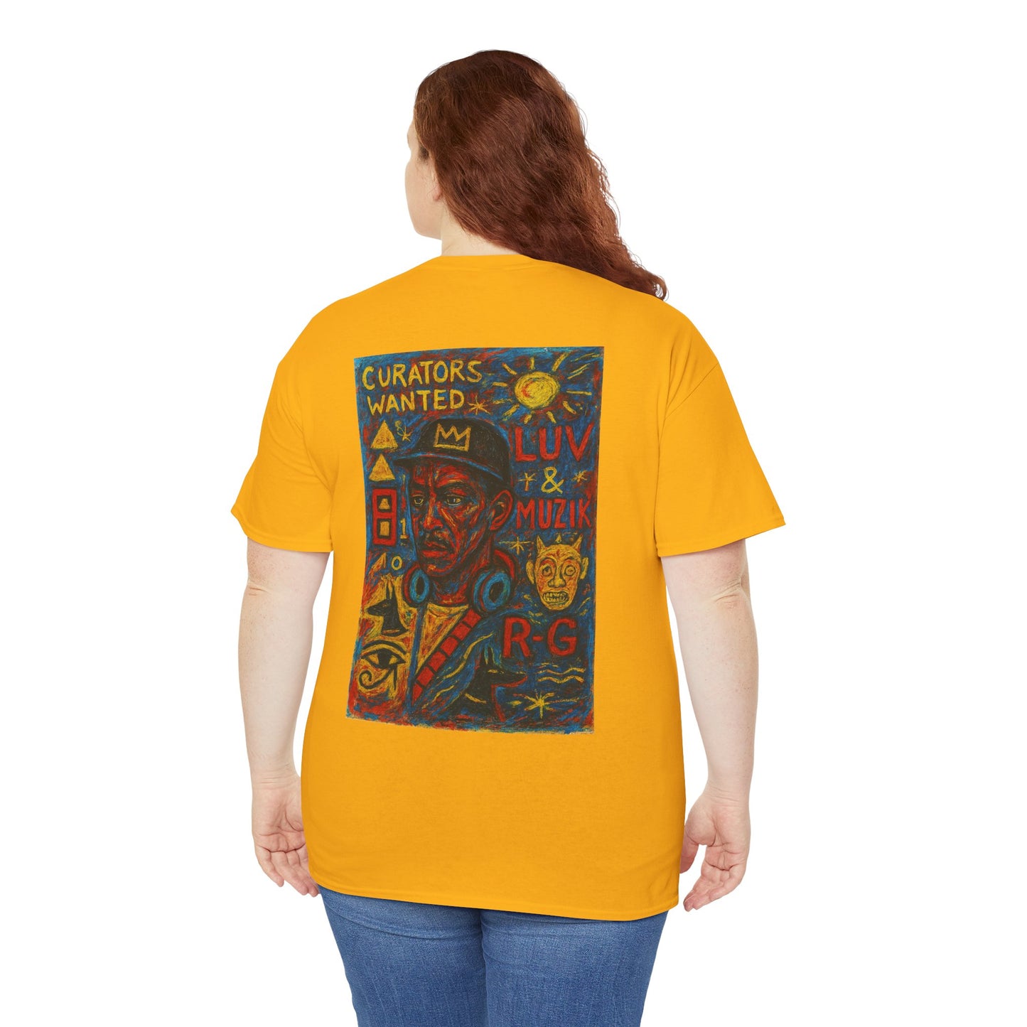 Luv & Muzik - Unisex Heavy Cotton Tee - "Curators Wanted" Collection