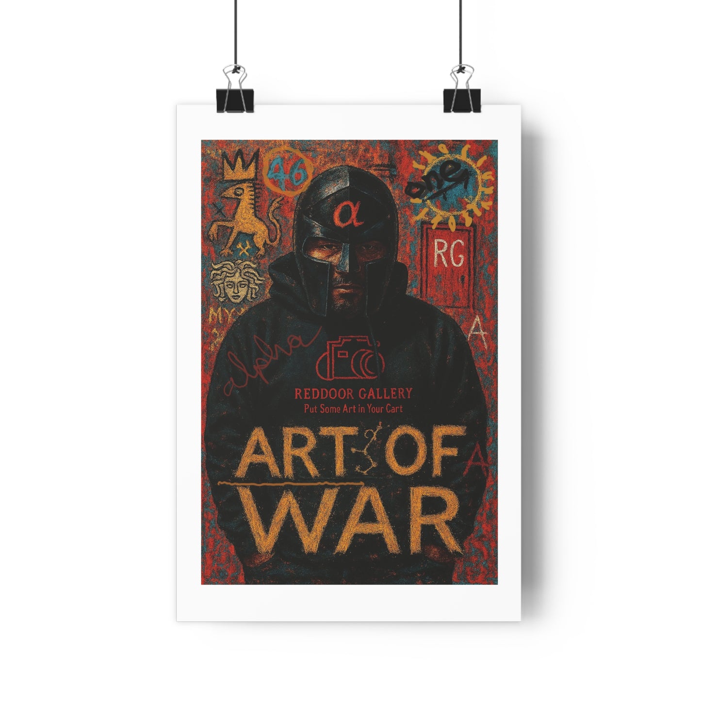 Art of War Giclée Art Print, Inspirational Wall Decor, Home Office Art, Unique Gifts for Art Lovers, Motivational Artwork