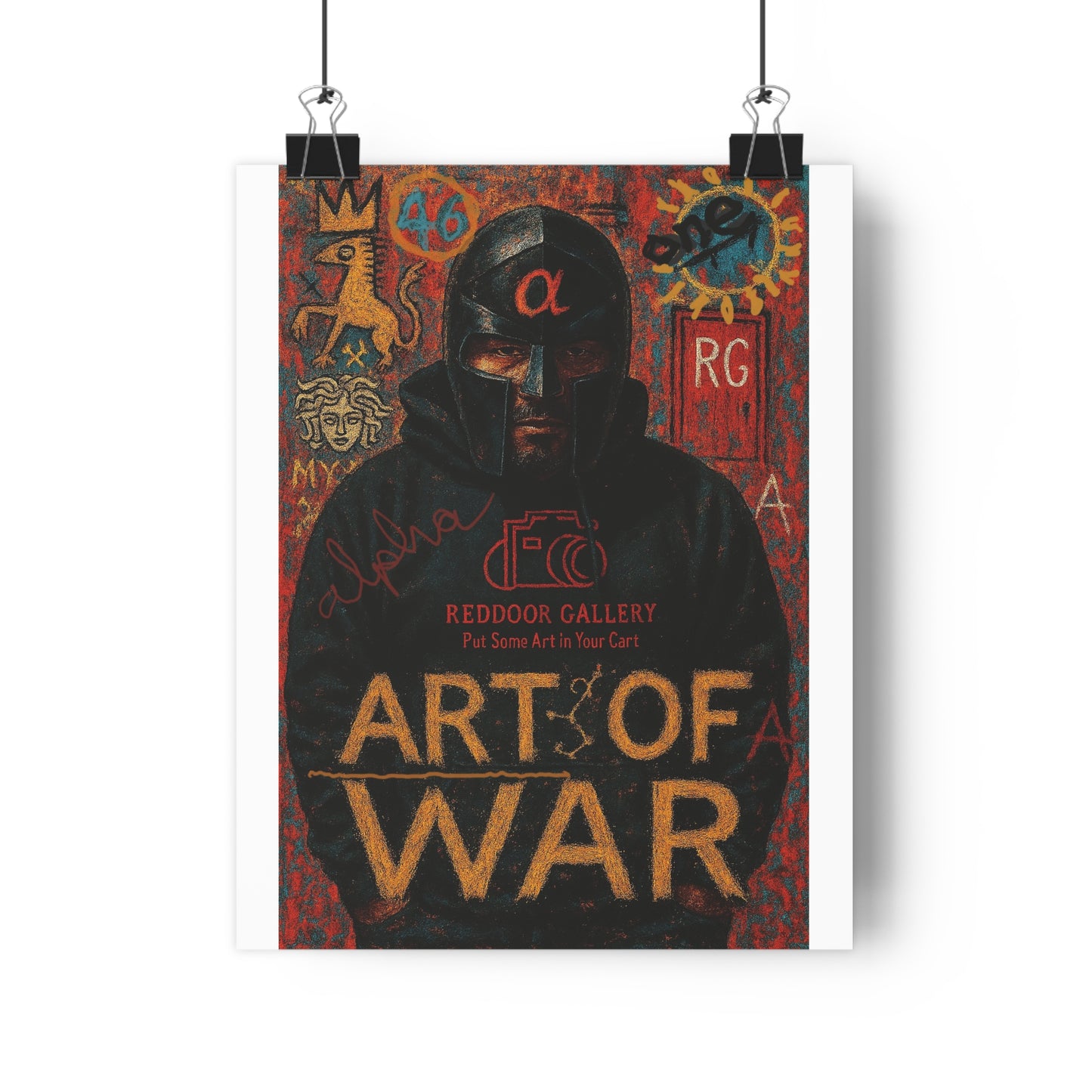 Art of War Giclée Art Print, Inspirational Wall Decor, Home Office Art, Unique Gifts for Art Lovers, Motivational Artwork